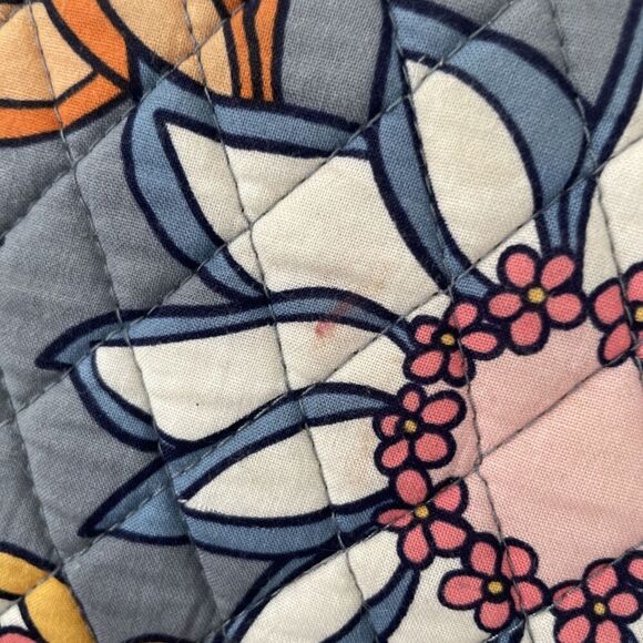 Vera Bradley Set Of 2: Double Eyeglass Case + Makeup Cosmetic Bag Floral *READ* - Picture 6 of 10